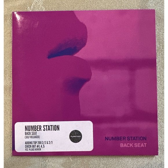 Number Station Back Seat Indie-Pop CD‎ - Picture 1 of 2